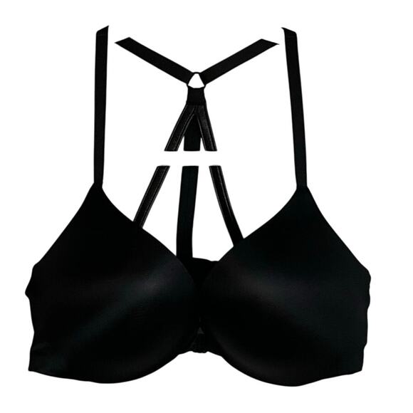 Victoria’s Secret So Obsessed Push Up Bra Front Close Racerback Pearls Sz 34C - Picture 1 of 11